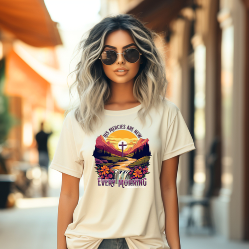 Load image 1 in gallery view. His Mercies Are New Every Morning