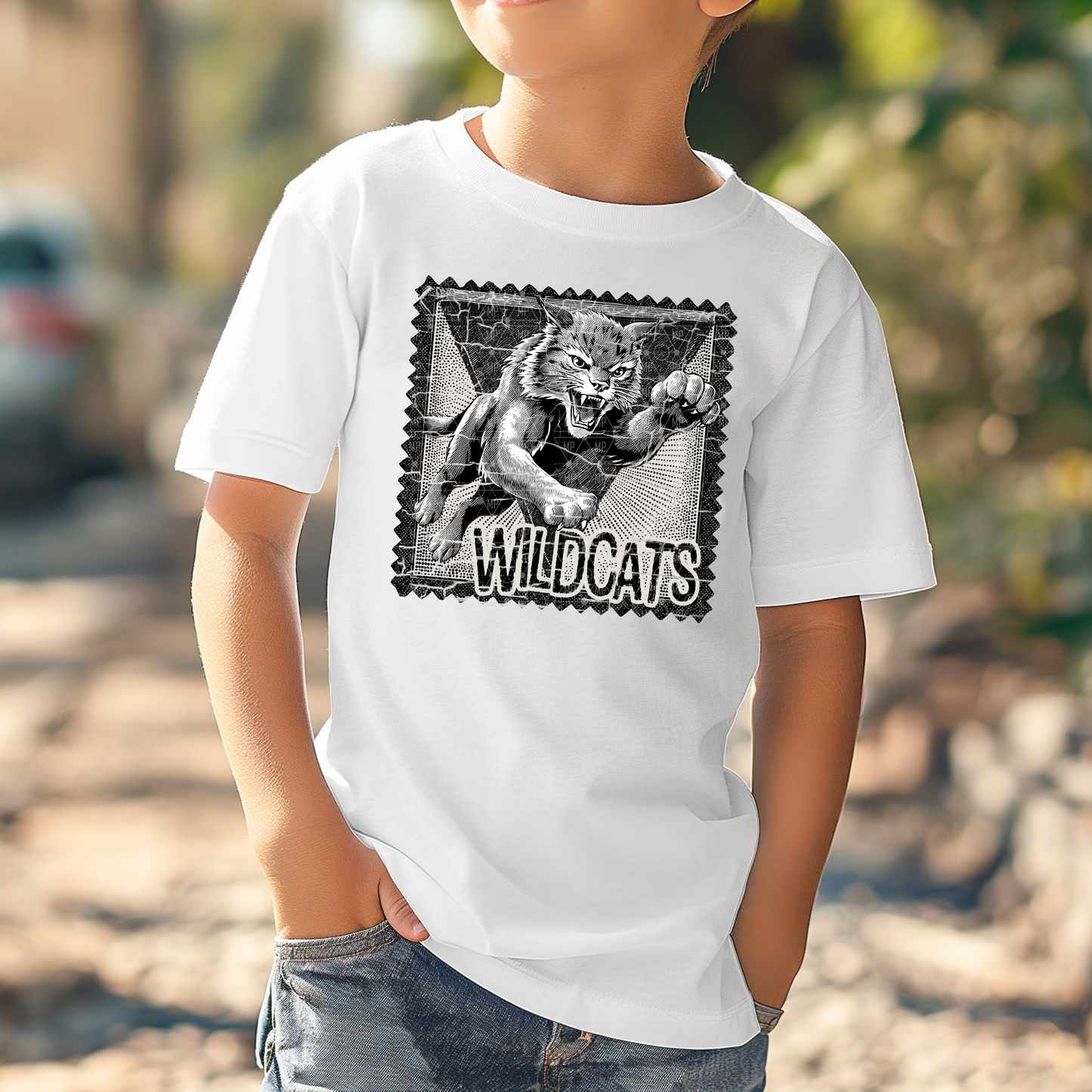 Vintage Wildcats Stamp