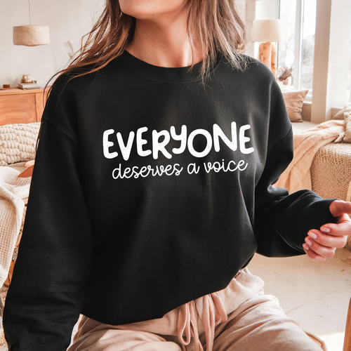 Load image 1 in gallery view. Everyone Deserves A Voice