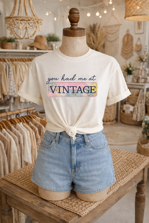 Load image 1 in gallery view. You Had Me At Vintage