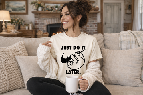 Load image 1 in gallery view. Just Do It Later