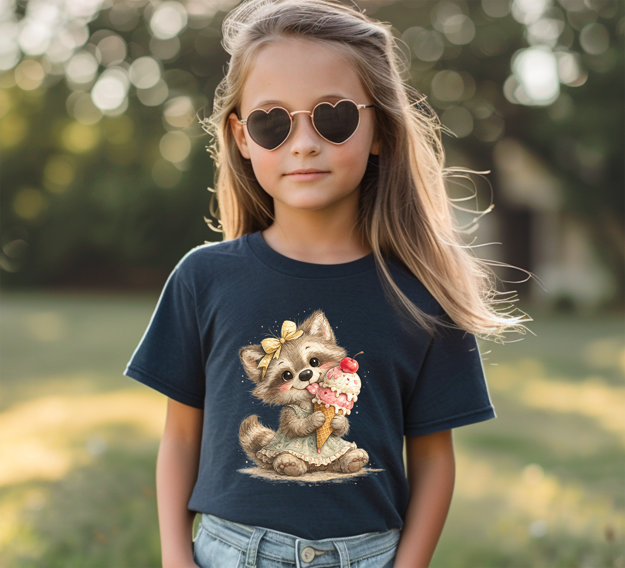 Cute Spring Raccoon