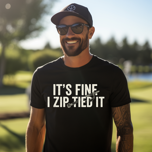 Load image 1 in gallery view. It's Fine I Zip Tied It