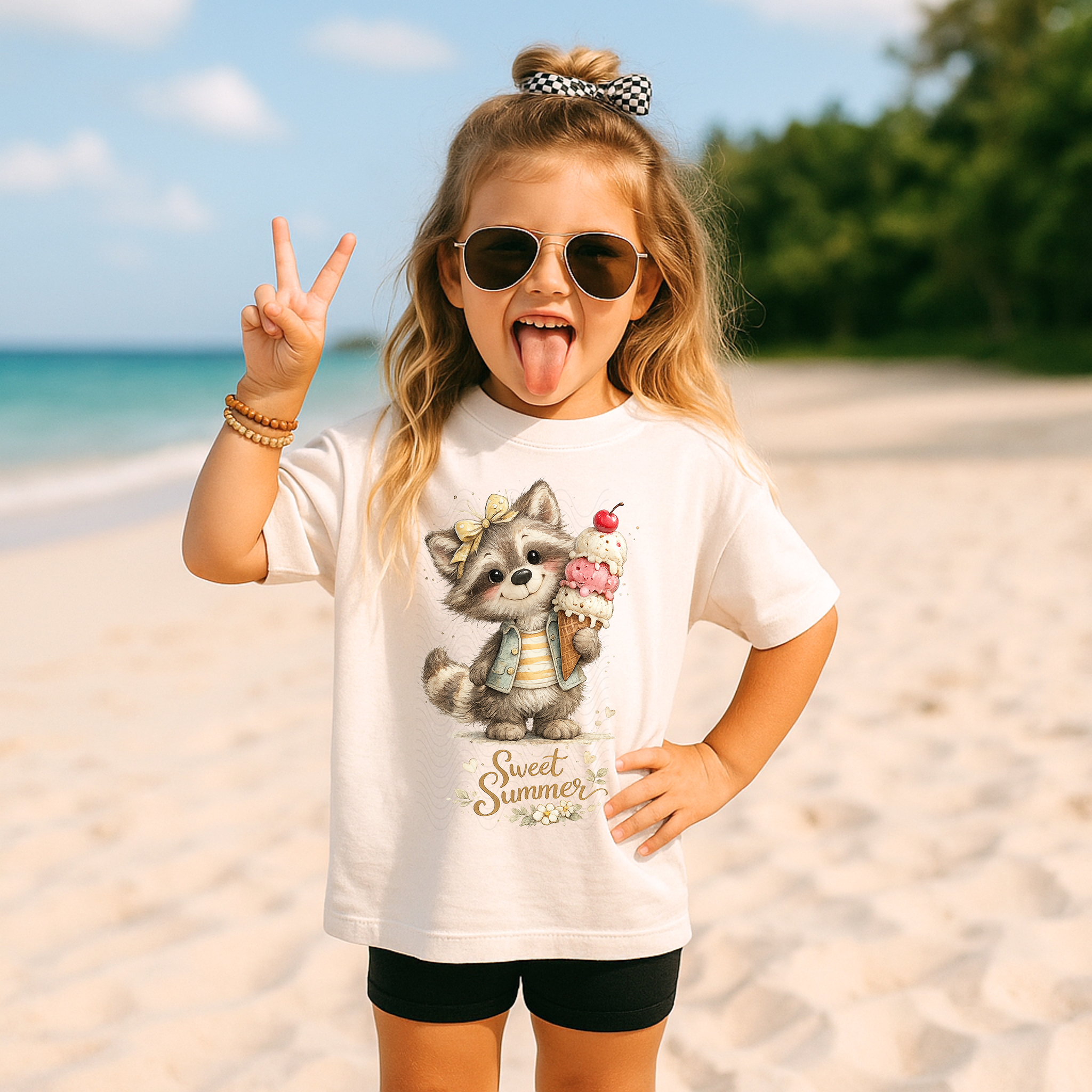 Sweet Summer Raccoon