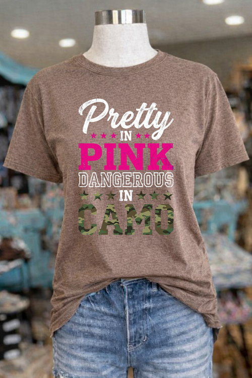 Load image 1 in gallery view. Pretty In Pink Dangerous In Camo