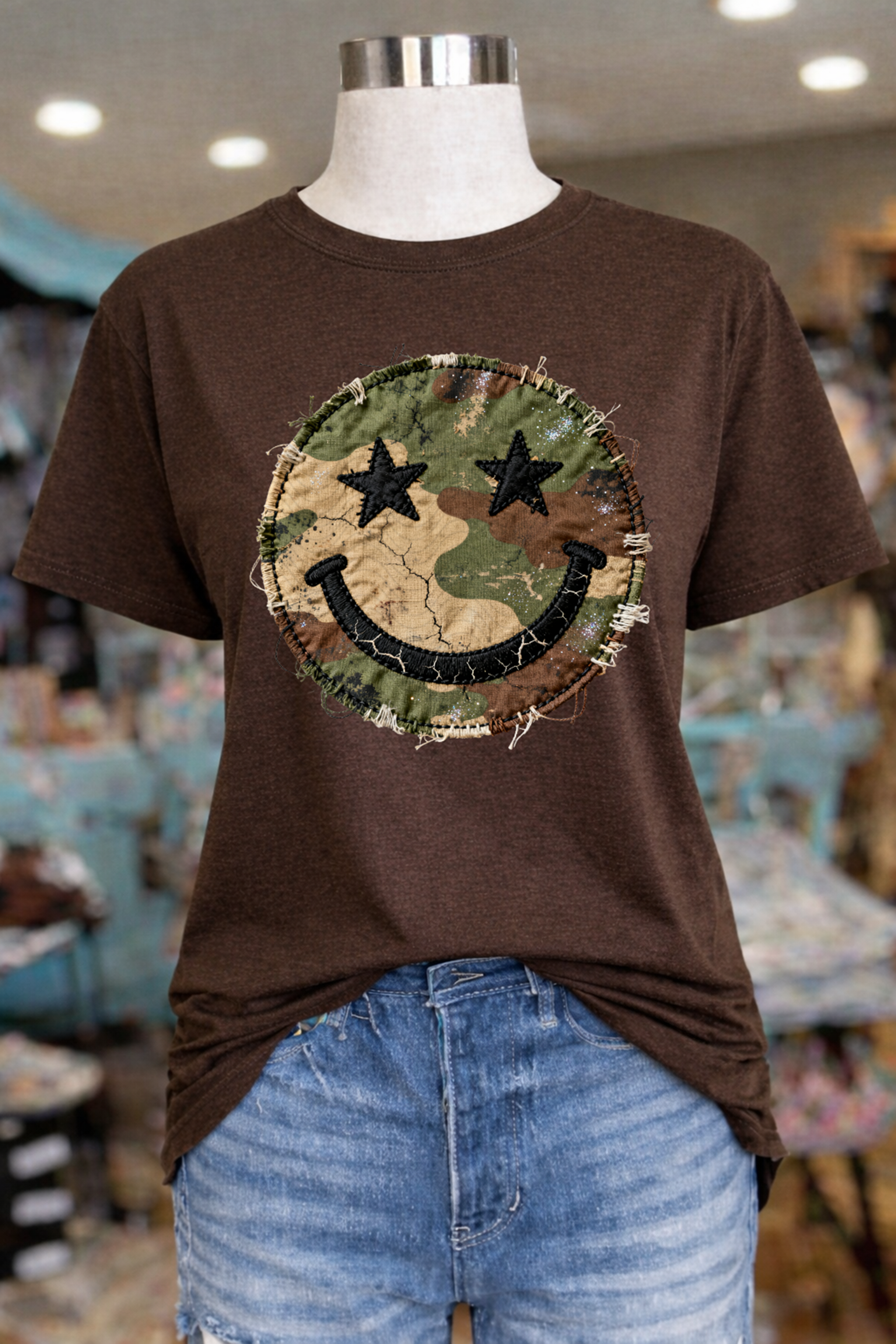 Ragged Camo Smiley