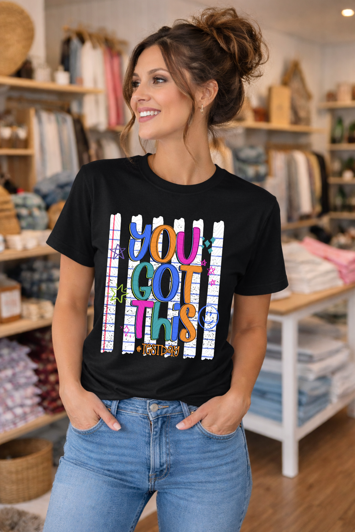 You Got This Notebook Stripes