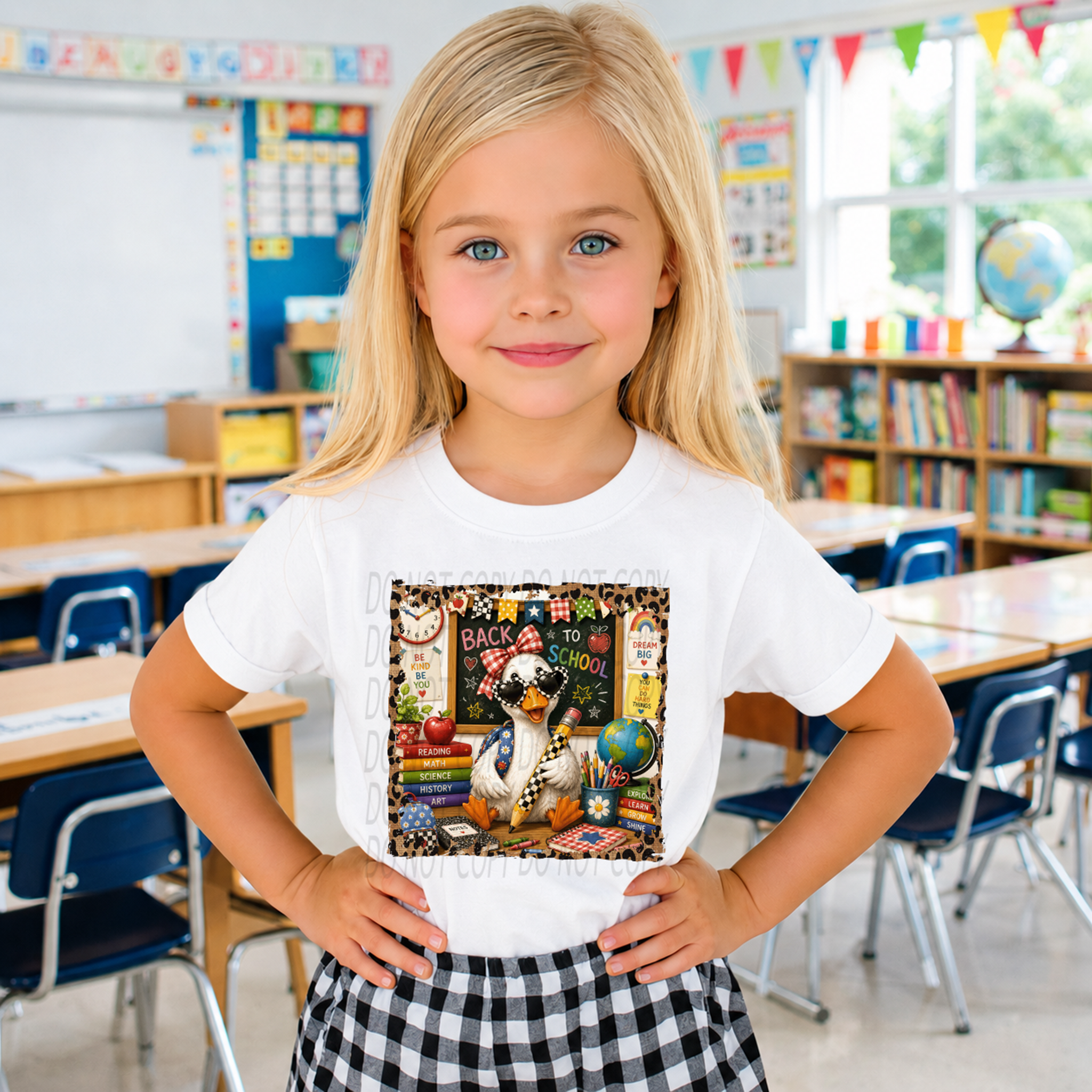 Cute Back To School Goose