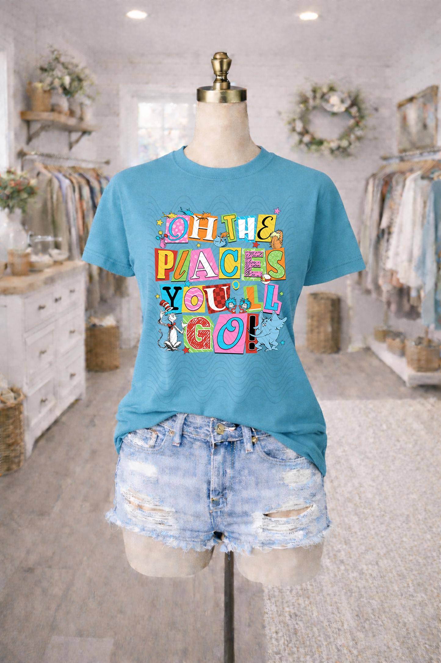 Retro Oh The Places You'll Go