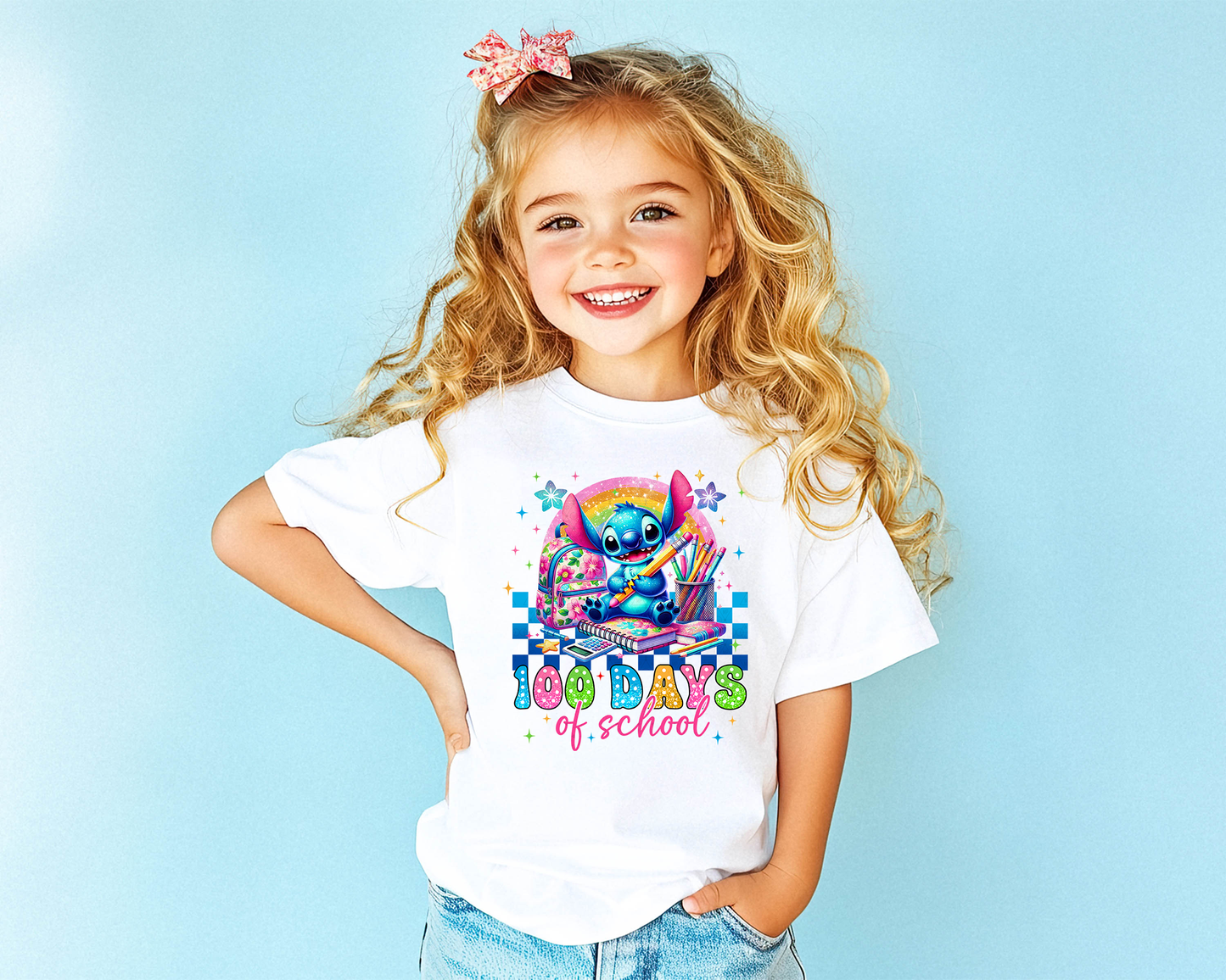 100 Days Of School Stitch