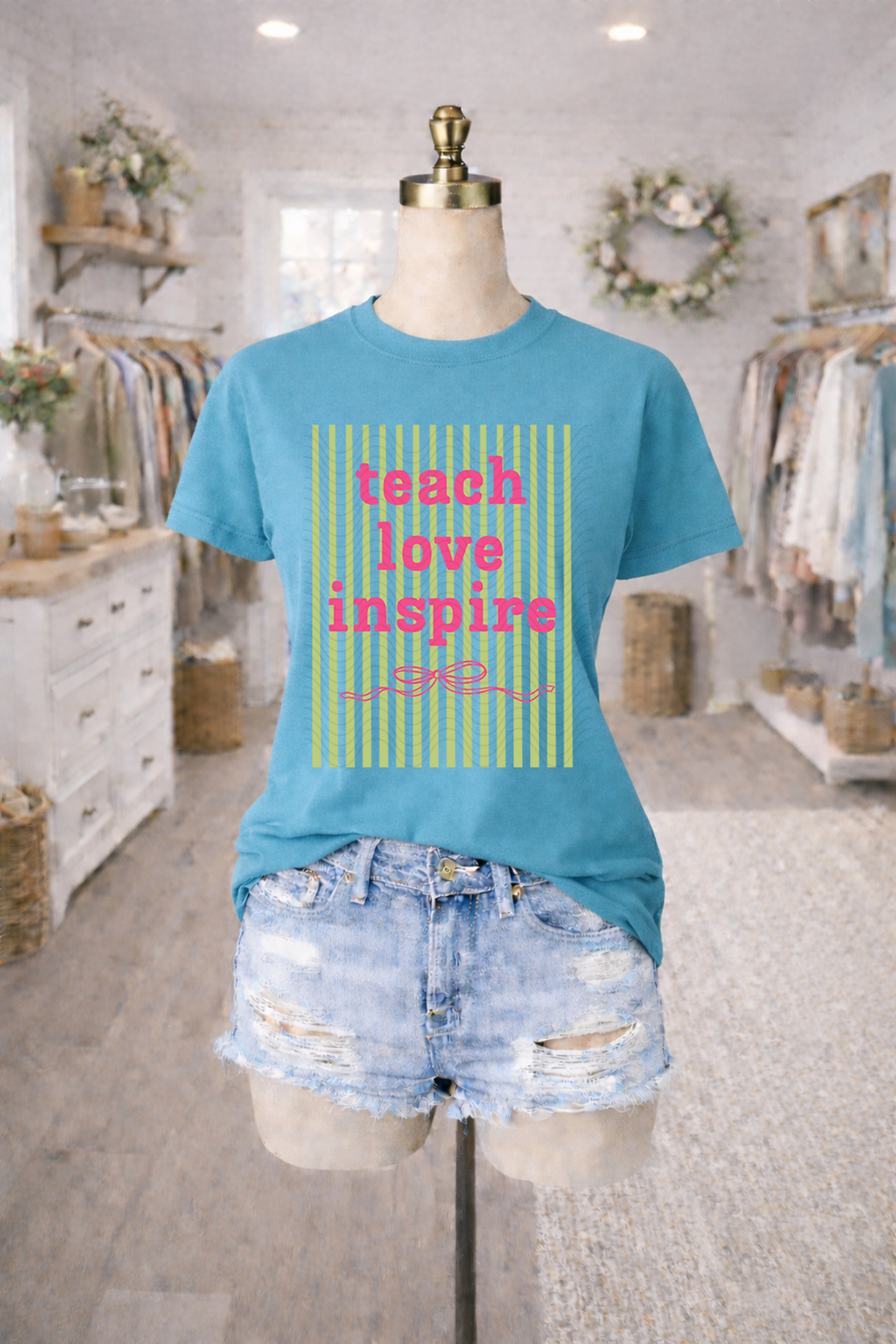 Teach Love Inspire Stripes
