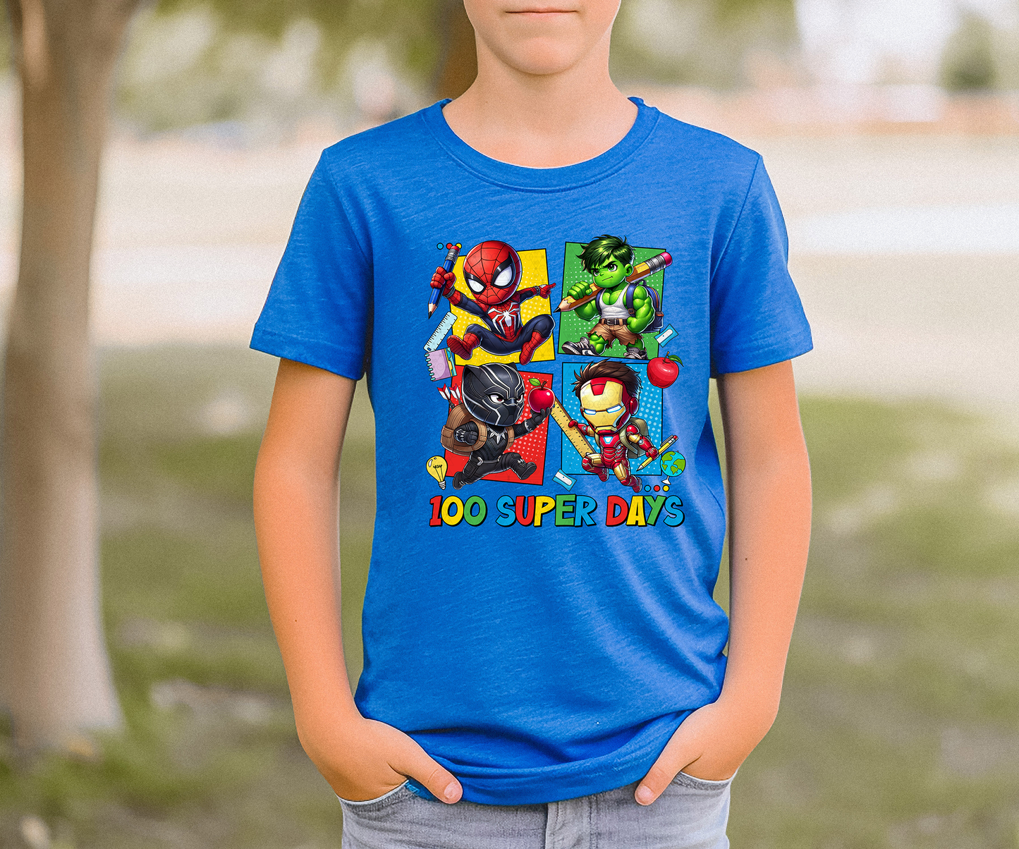 100 Days of School Superheros