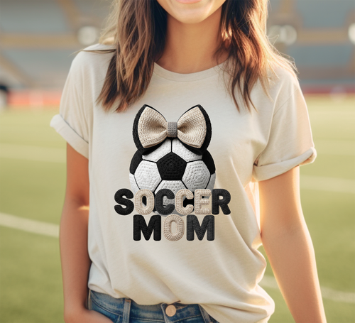 Load image 1 in gallery view. Crochet Soccer Mom
