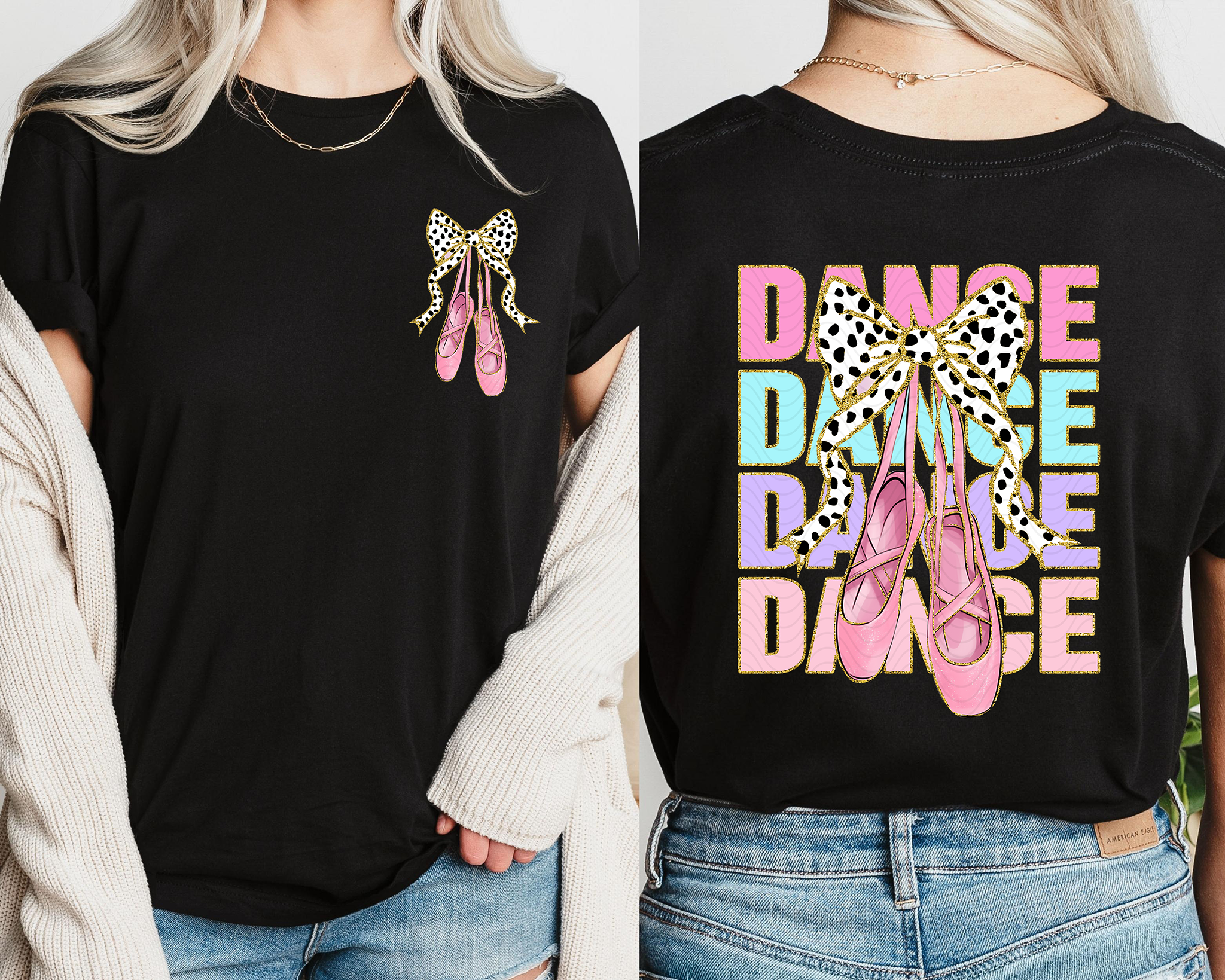 Dance Dalmatian Bow