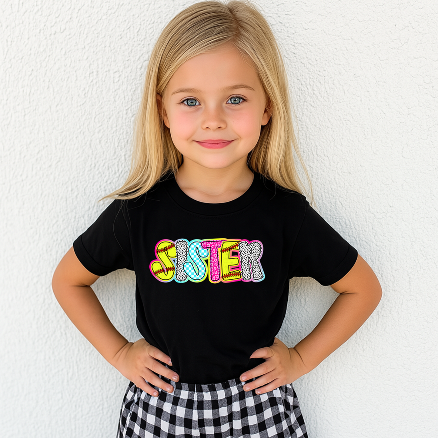 Bright Softball Sister