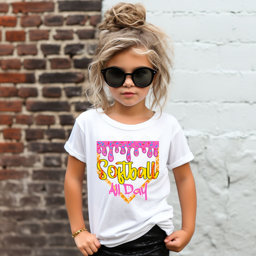 Load image 1 in gallery view. Softball All Day Drip