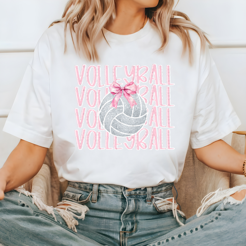 Load image 1 in gallery view. Preppy Volleyball with Sparkle