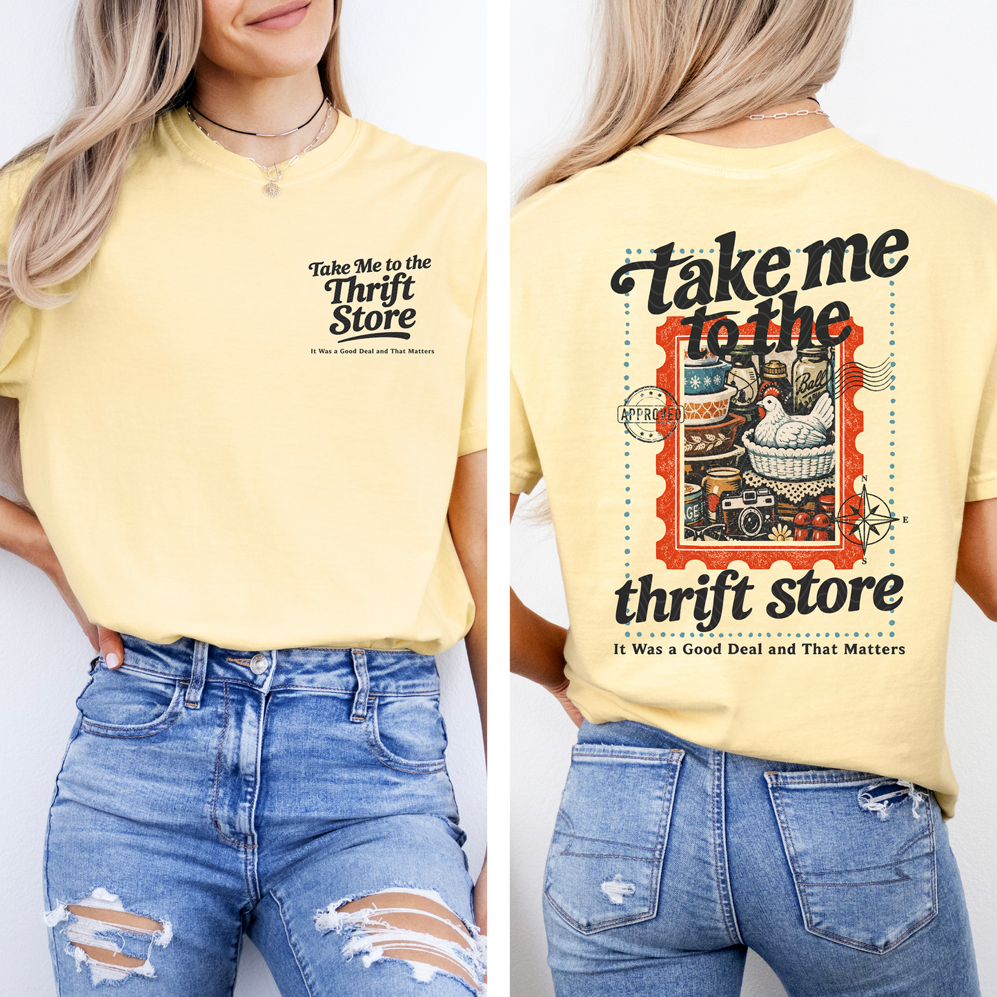 Take Me To The Thrift Store Stamp