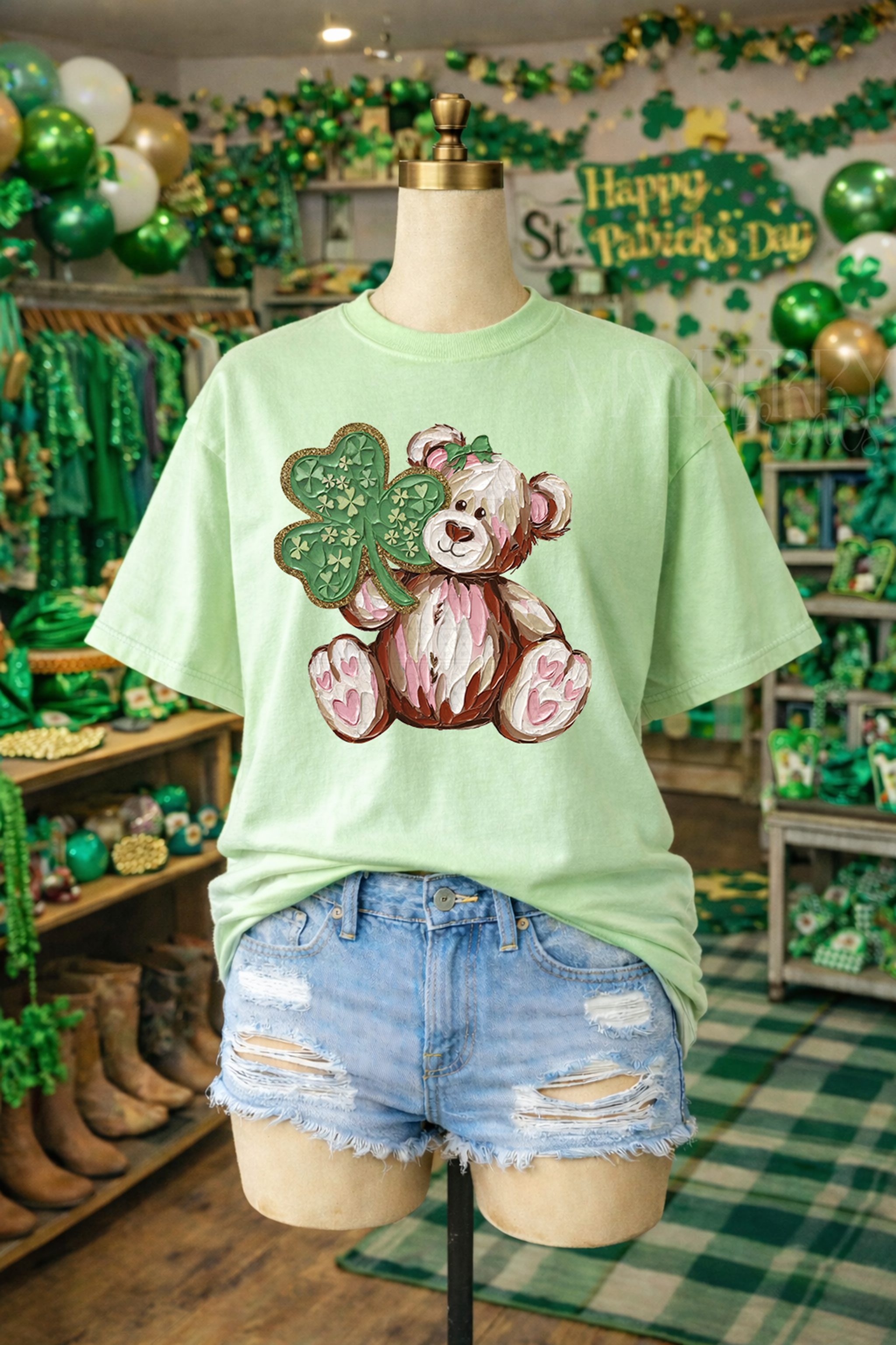 Painted Lucky Bear