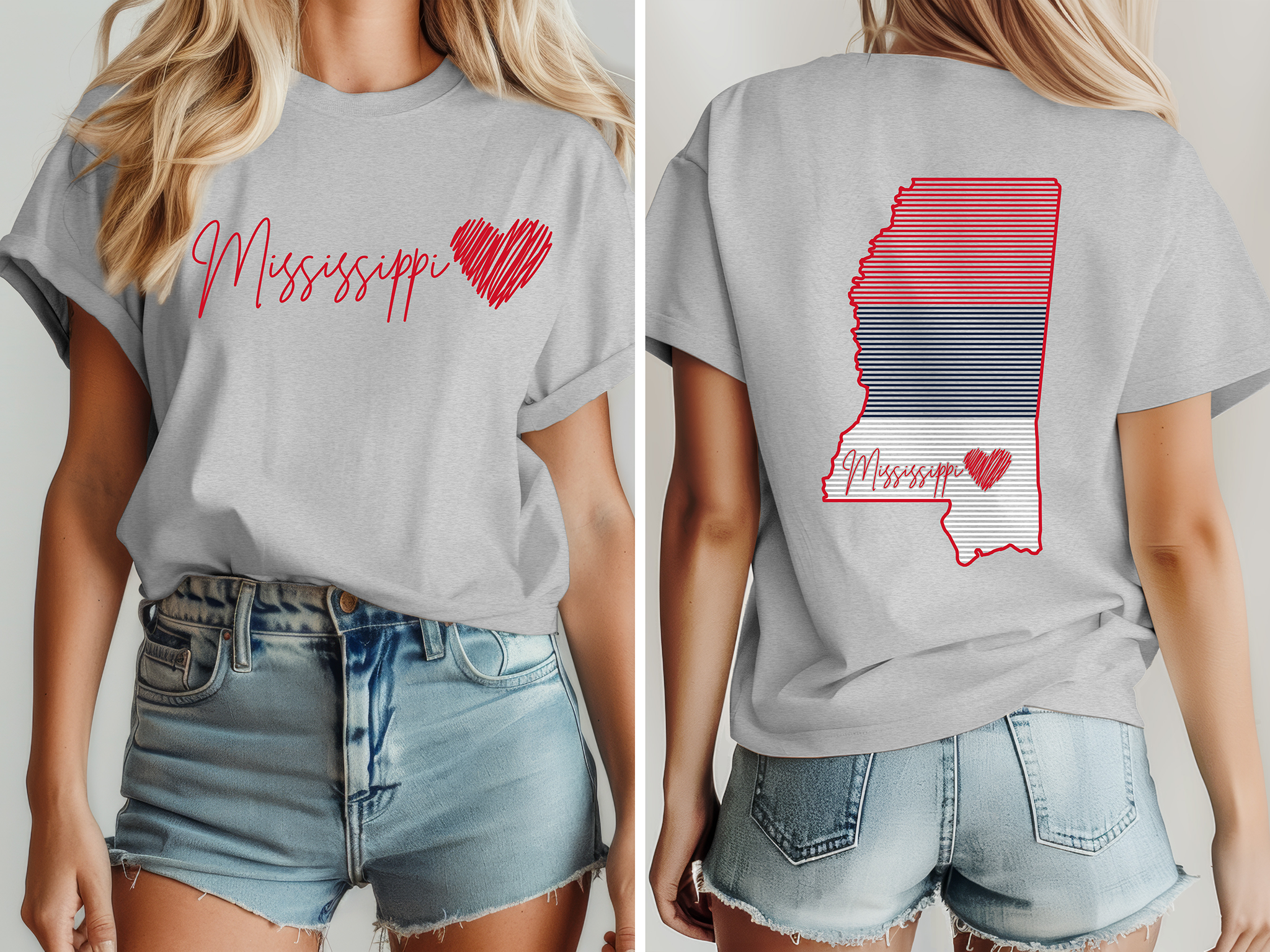 Line Mississippi (Red & Blue)