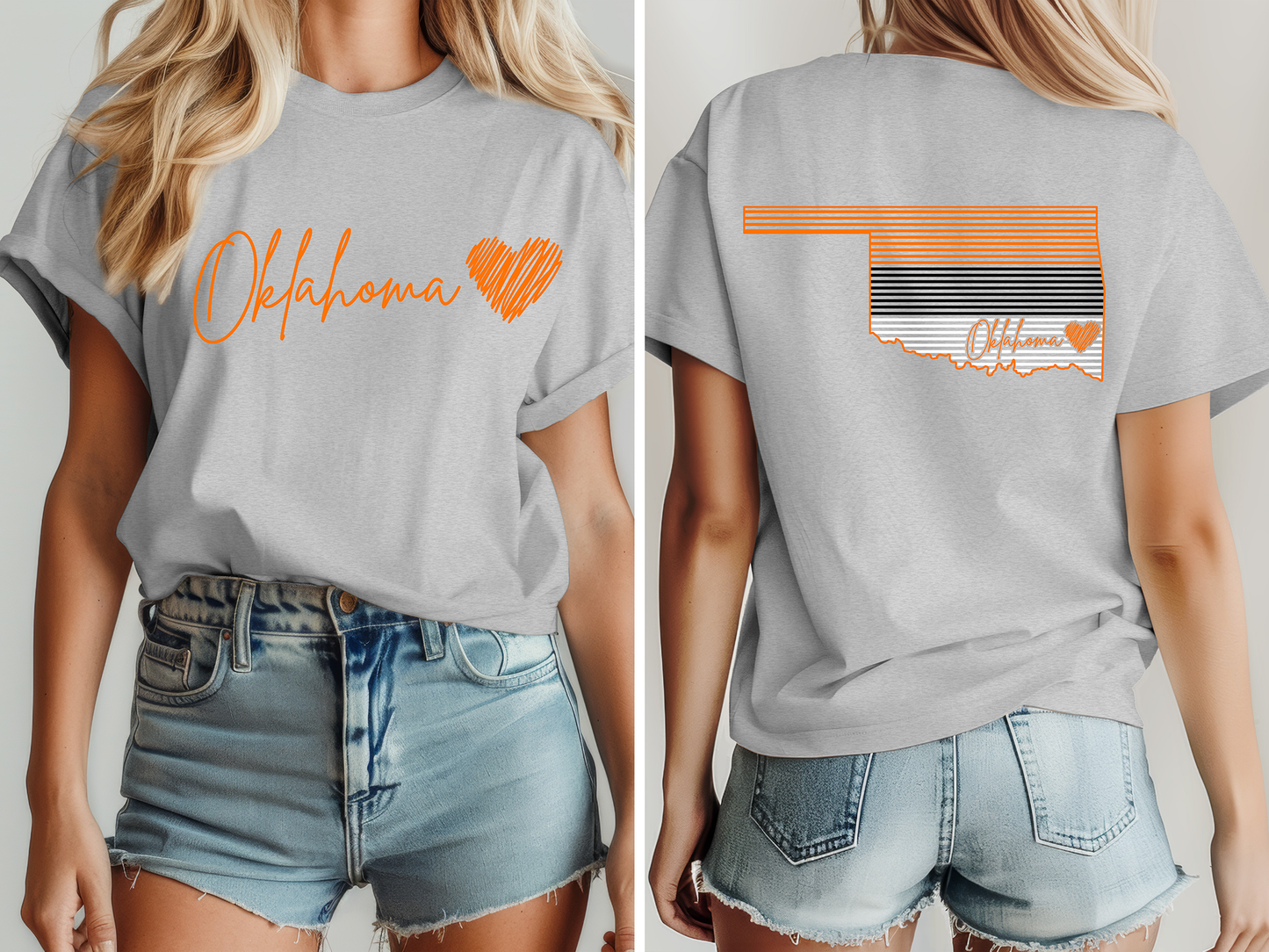 Line Oklahoma (Orange & Black)