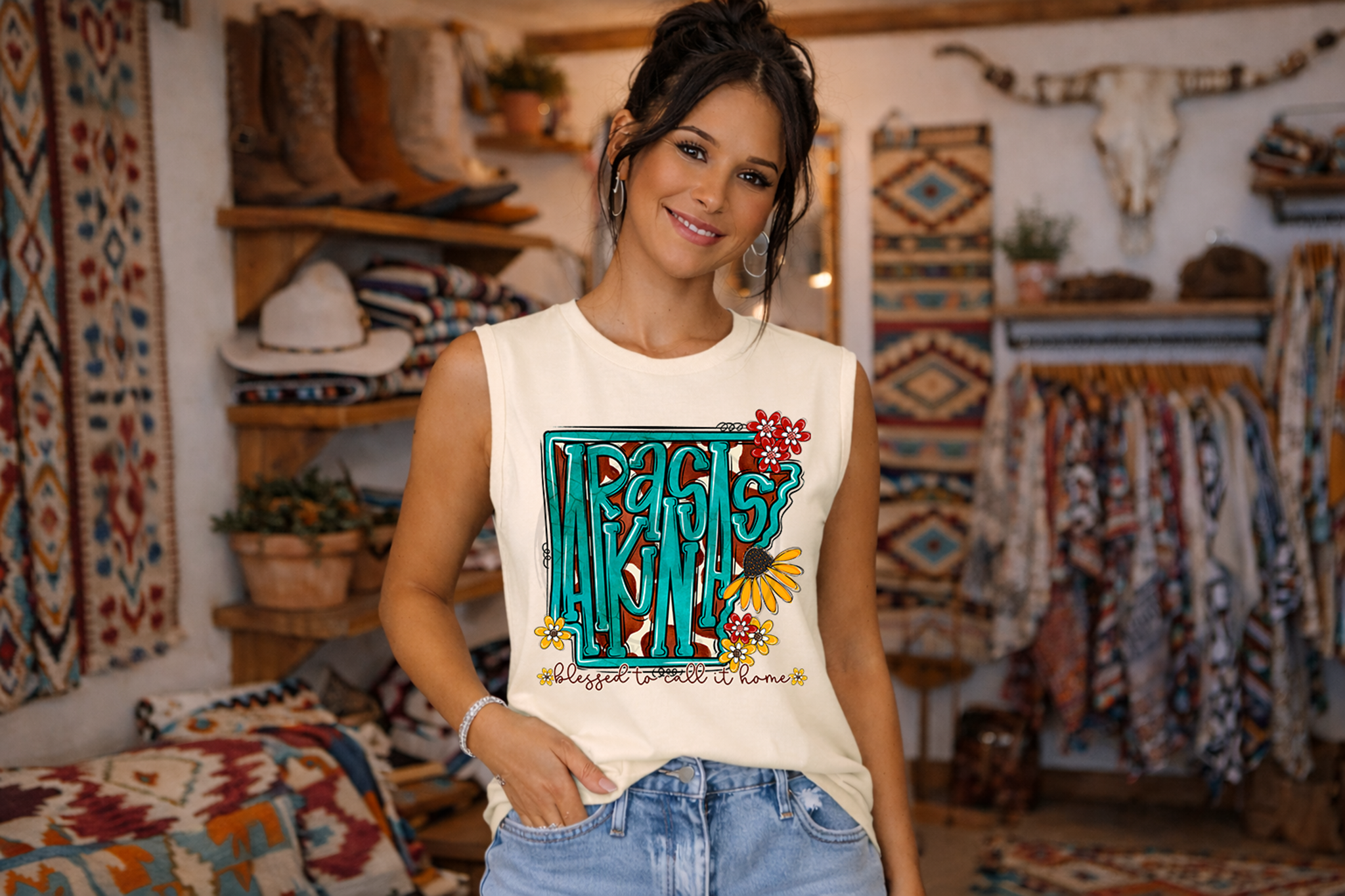 Boho Turquoise States