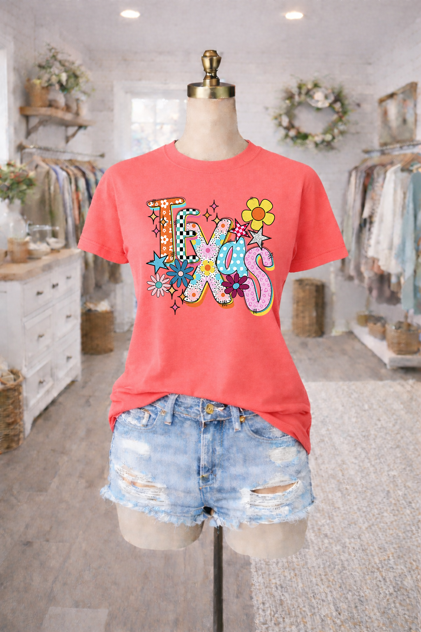 Funky Floral Texas