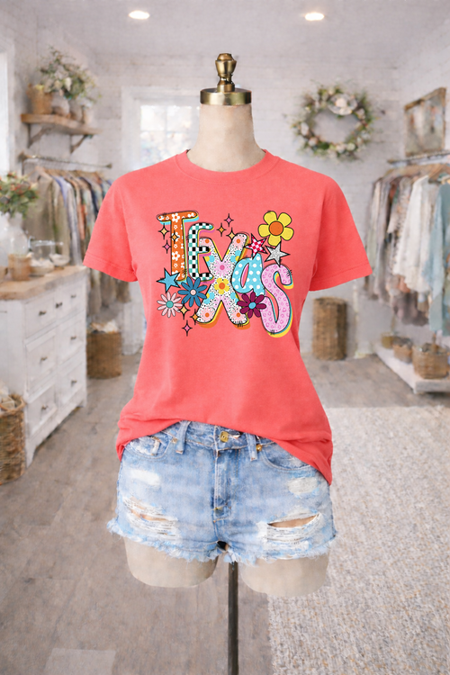 Load image 1 in gallery view. Funky Floral Texas