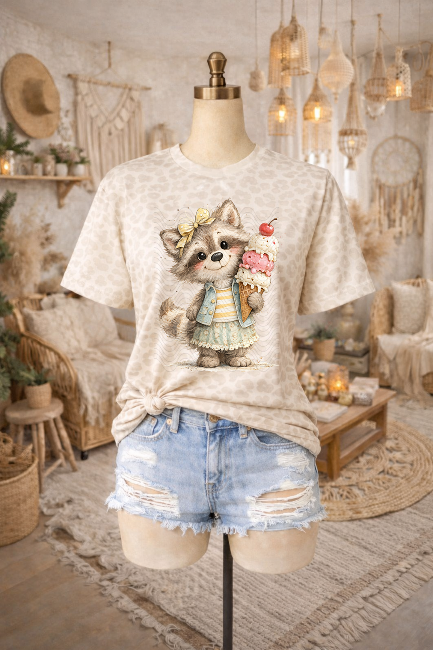 Sweet Spring Raccoon