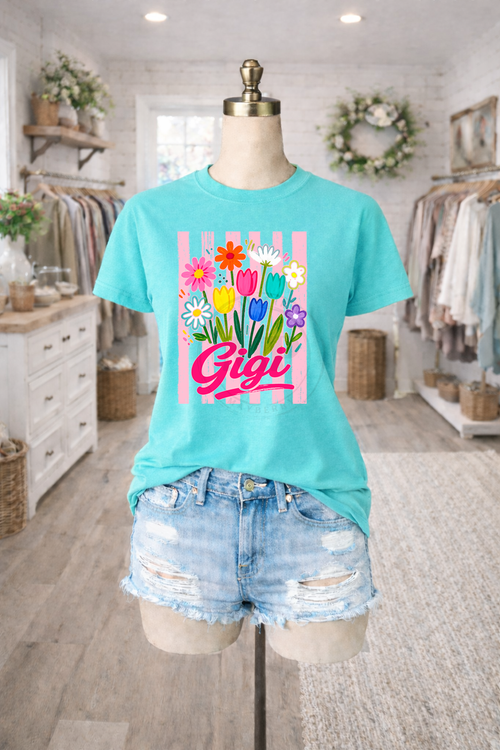 Load image 1 in gallery view. Summer Stripe Floral Gigi
