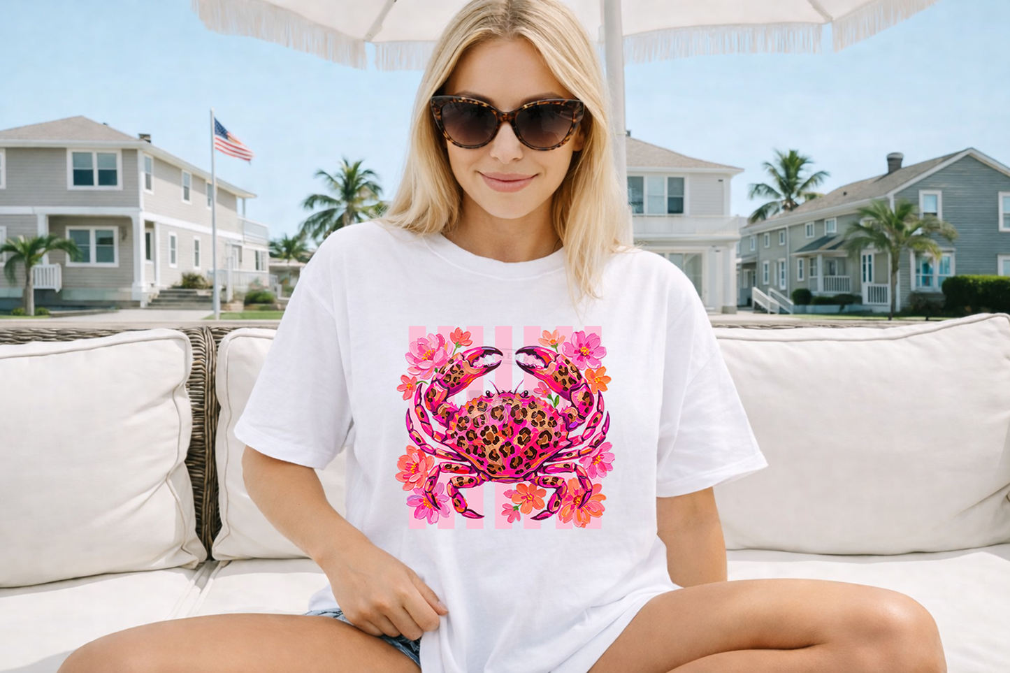 Pink Leopard Crab