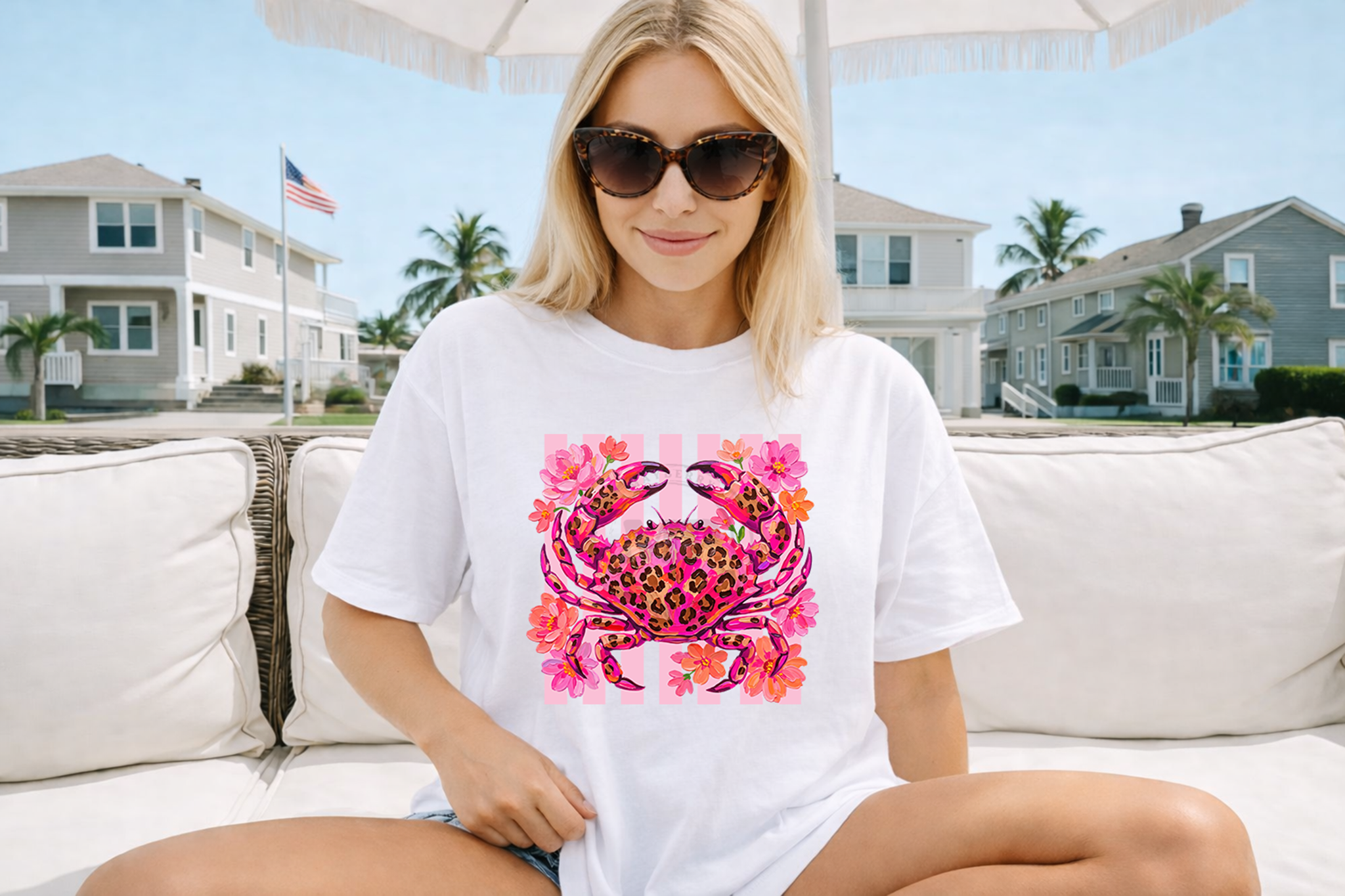 Pink Leopard Crab