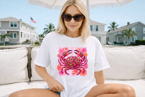 Load image 1 in gallery view. Pink Leopard Crab