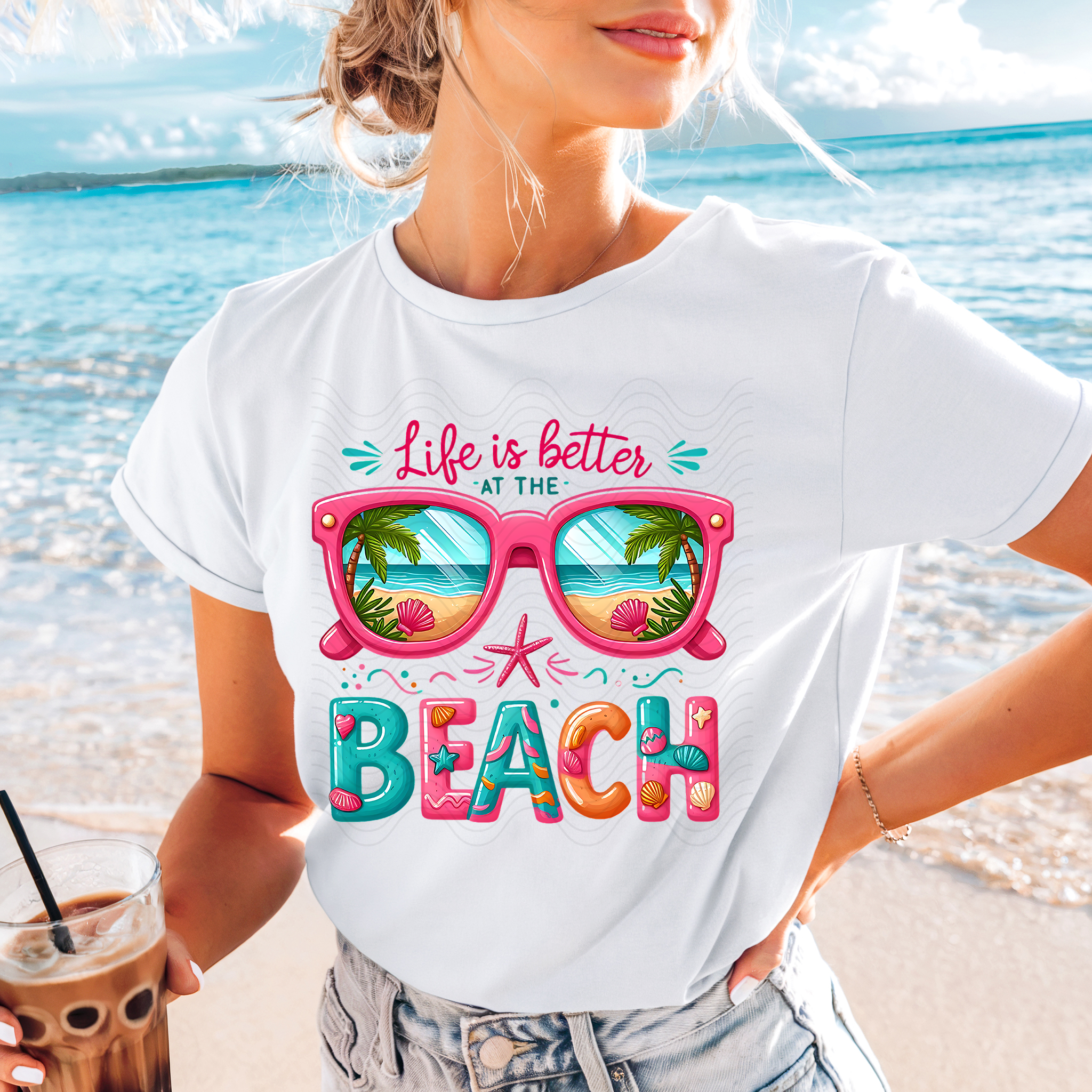 Life Is Better At The Beach Bright
