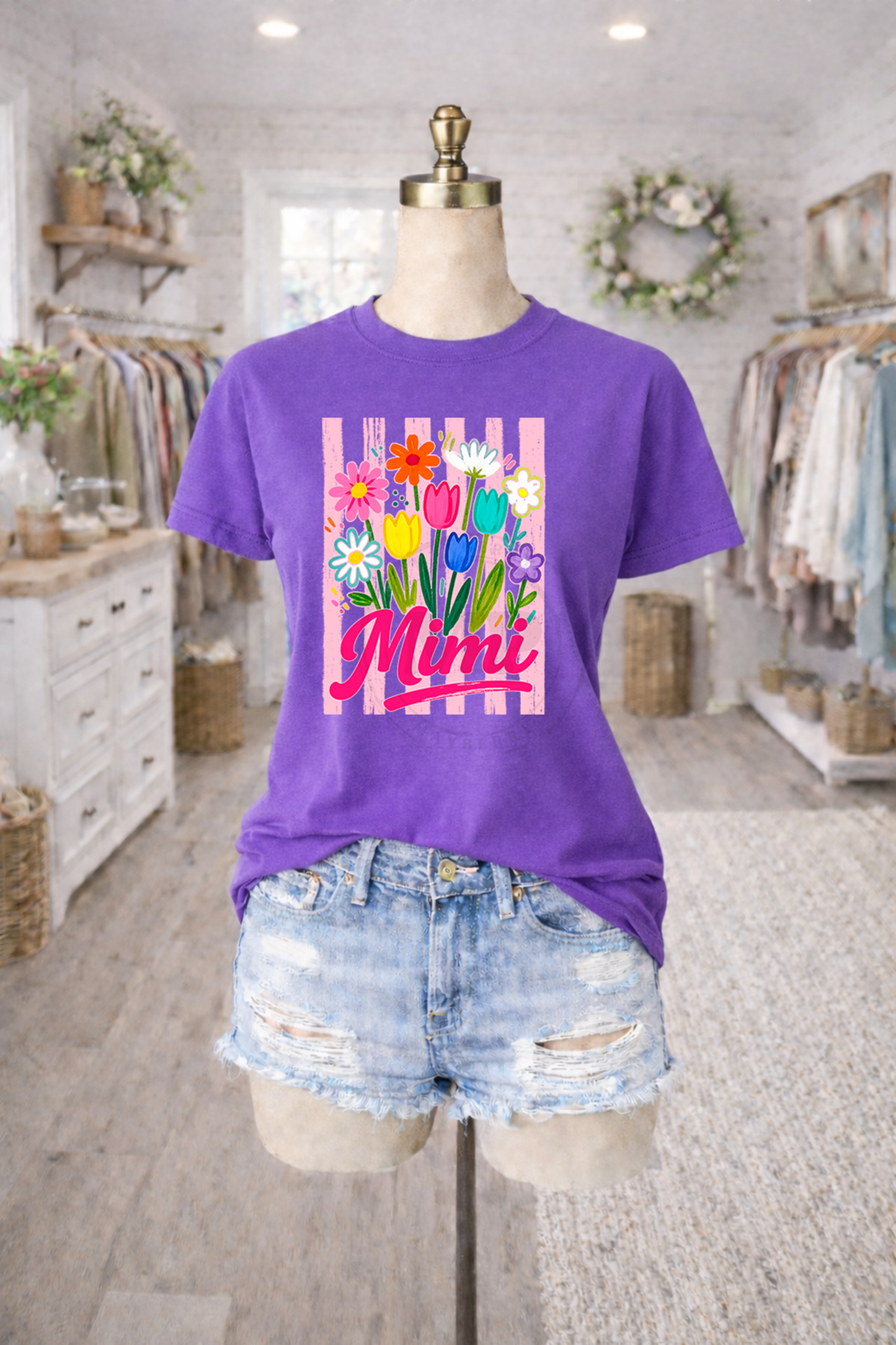 Summer Stripe Floral Mimi