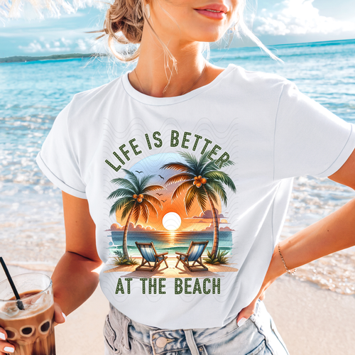 Load image 1 in gallery view. Life Is Better At The Beach