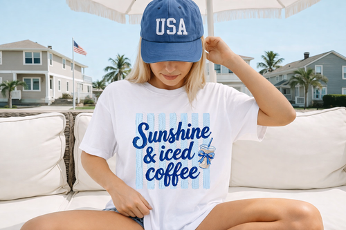 Load image 1 in gallery view. Sunshine and Iced Coffee