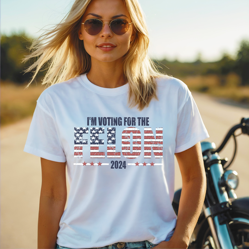 Load image 1 in gallery view. I'm Voting For The Felon 2024