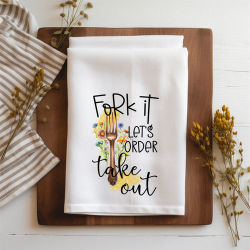 Load image 1 in gallery view. Fork It Let's Order Take Out