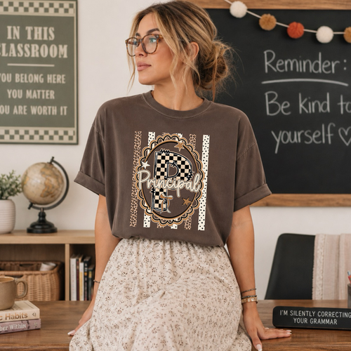 Load image 1 in gallery view. Boho Stripe School Staff