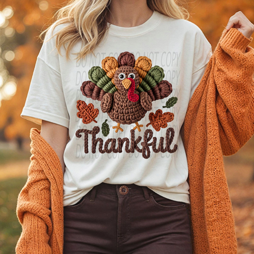 Load image 1 in gallery view. Crochet Thankful Turkey