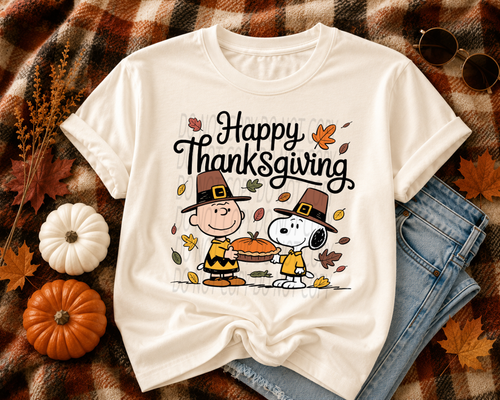 Load image 1 in gallery view. Happy Thanksgiving Peanuts