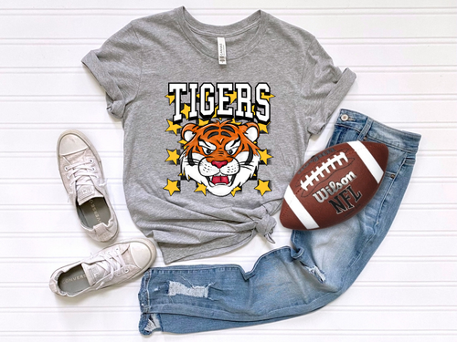 Load image 1 in gallery view. Checkered Tigers Yellow