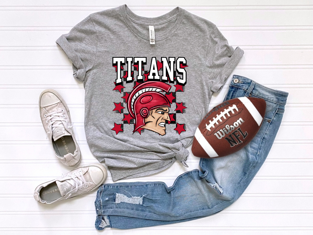 Checkered Titans Red