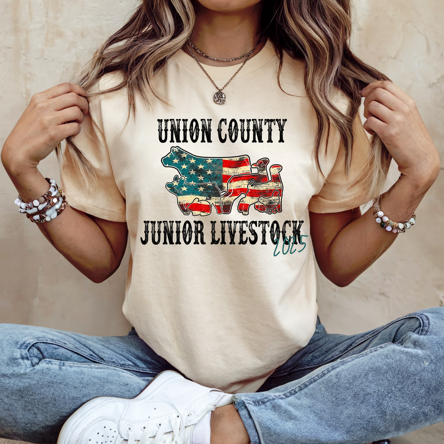 Union County Junior Livestock 2025 Red White & Blue