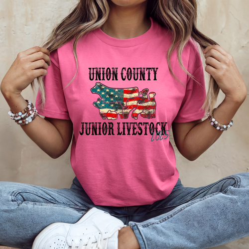 Load image 1 in gallery view. Union County Junior Livestock 2025 Red White & Blue