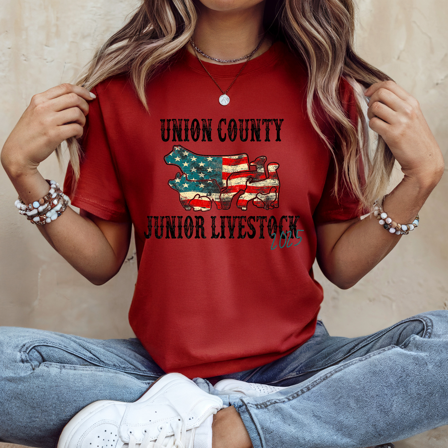 Union County Junior Livestock 2025 Red White & Blue