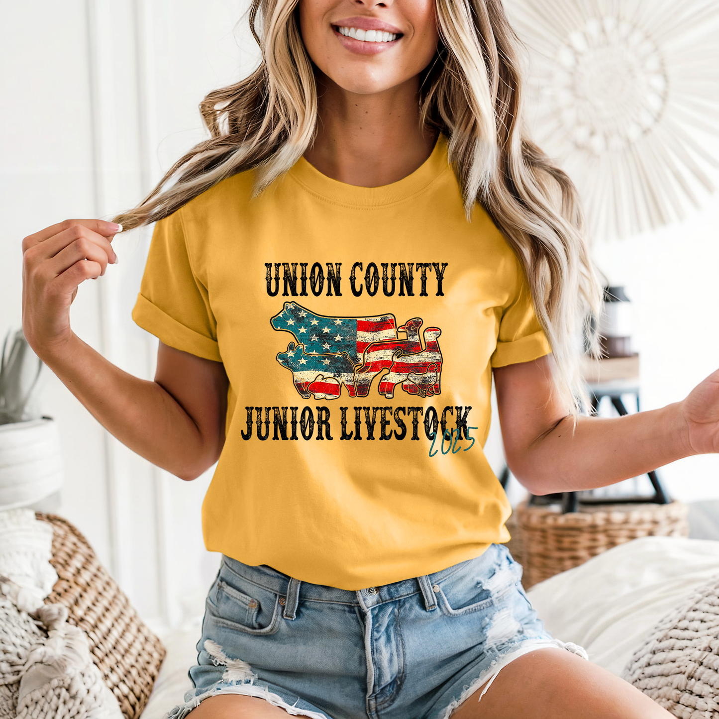 Union County Junior Livestock 2025 Red White & Blue