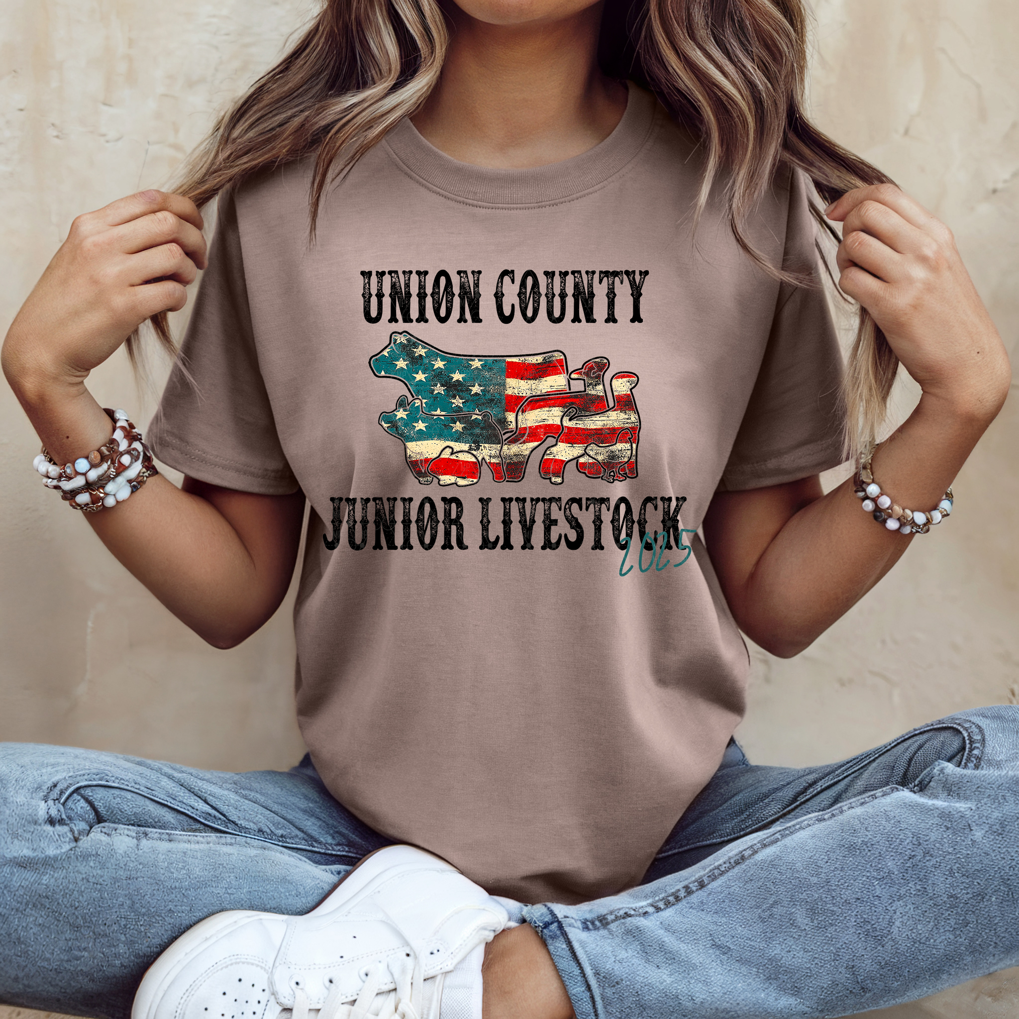 Union County Junior Livestock 2025 Red White & Blue