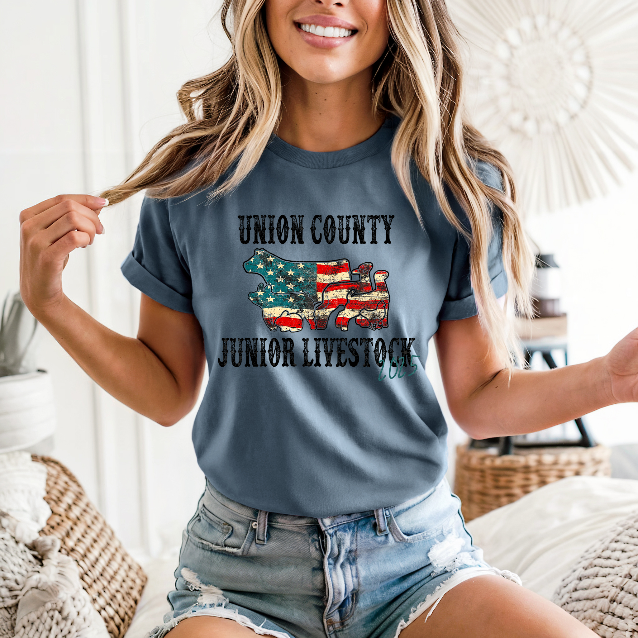Union County Junior Livestock 2025 Red White & Blue